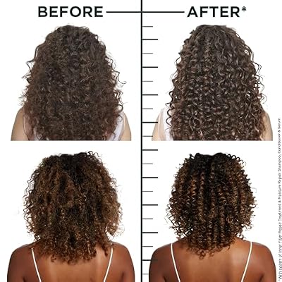 Garnier Fructis Hair Filler Moisture Repair Conditioner, Sulfate Free Conditioner for Curly, Wavy Hair with Hyaluronic Acid, 10.1 Fl Oz, 1 Count