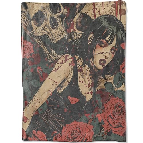 Manta Franela Hembra Sangrante Asustada Sofa Colcha Mullida Mantas De Franela Extra Suave Mantas De Siesta Regalo Parapara Cama Doble Sofa S