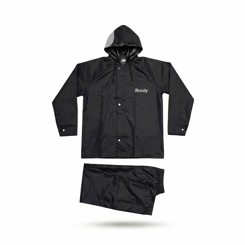 drumstone { 2026 Brings 5 Years WARRANTY ) Raincoat for Men & Women: Premium Reversible Waterproof Suit for Heavy Rain, Protection with Hood, Durable Windcheater for Bike Riding & Travel (XL-3XL)-picture-37