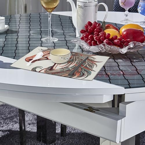 Set de table Cupidon en toile lavable, le cadeau de mariage ou de pendaison de crémaillère idéal