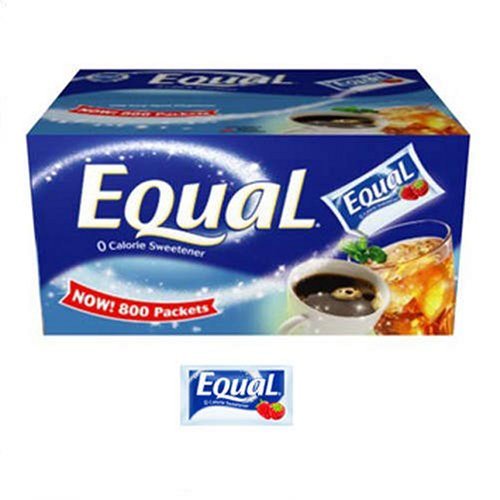Equal Zero Calorie Sweetener 800 Packets - Pack of 2