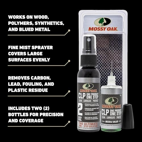 CLENZOIL MOSSY OAK CLP Gun Cleaning Oil | All-in-One Cleaner, Lubricant & Protectant | One-Step Gun Oil