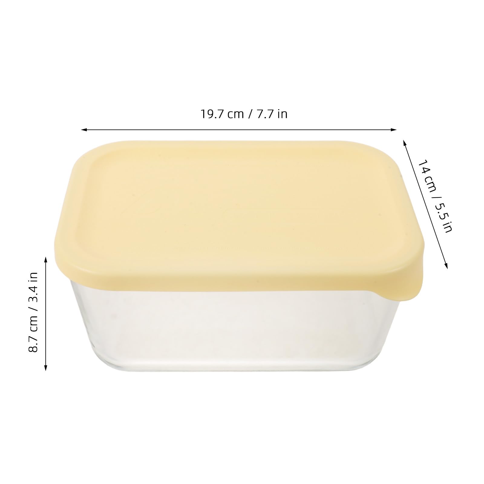 Zerodeko Fiambrera de vidrio hermética con tapa sellable para preparar