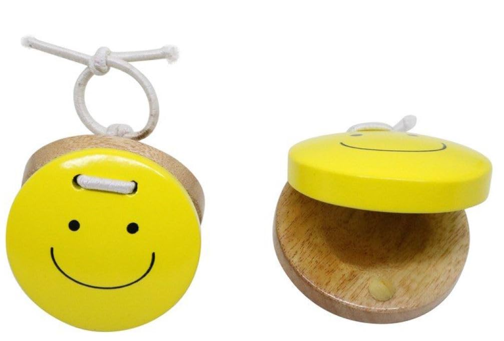 Lil Amigos Nest Wooden Castanets Percussion Flamenco Tip Tap Musical Instrument Rattle for Kids- Set of 2 (B0C8D2FCQ4) Amazon Price History, Amazon Price Tracker