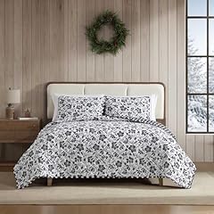 Woodblock Floral Black