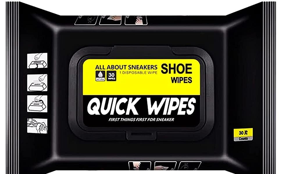 Qolixs Natural Sneaker & Shoe Cleaner Wipes - Packs of 01 - Portable Sneakers Cleaner Shoe Wipes Quickly Remove Dirt & Stains - These Disposable Shoe Cleaning Wipes Can Be Used On Most Footwear. (B0C8662ZQW) Amazon Price History, Amazon Price Tracker