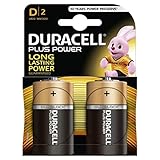 DURACELL Batterie Plus Typ LR20 2er Blister, Alkaline, 1,5V