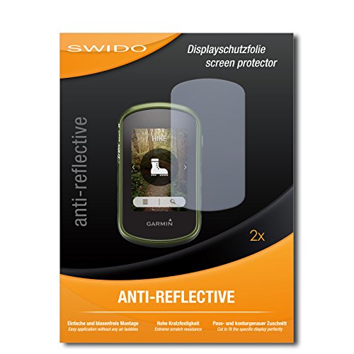 2 x SWIDO® Protector de pantalla Garmin eTrex Touch 35 Protectores de pantalla de película 