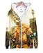 Produktbild NBTop Kapuzenpullover Borderlands Game Theme Unisex-Reißverschluss Leichter Pullover Kordelzug Kapuzenjacke Vordertasche 4XL Gelb