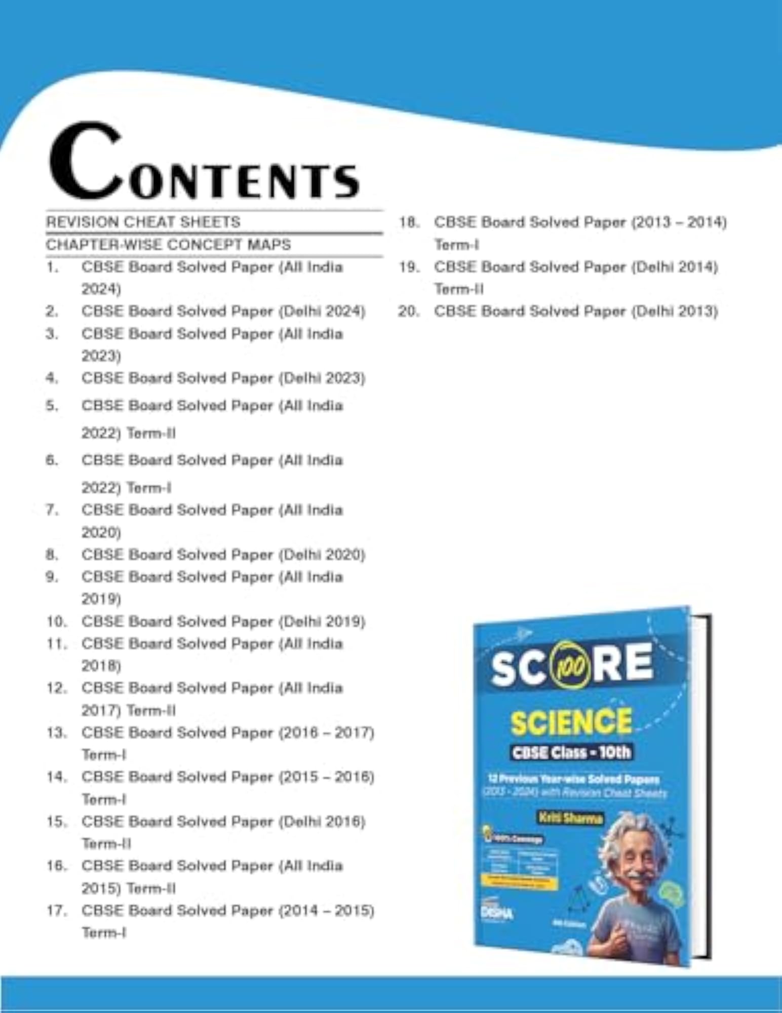 Score 100 Science: CBSE Class 10 & 12