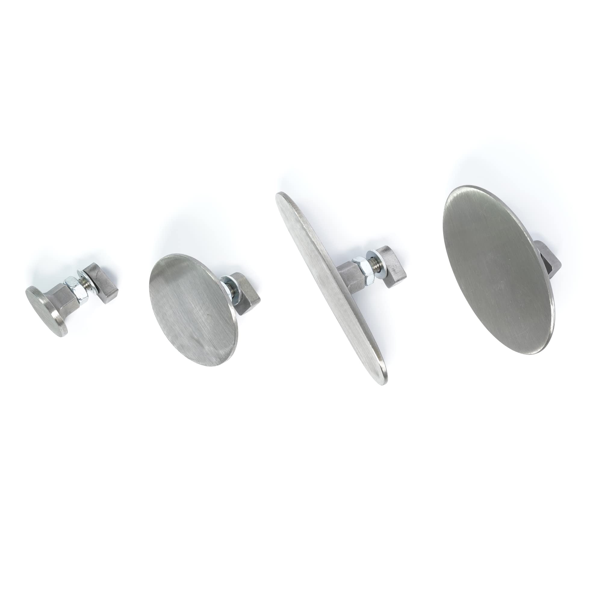 Set di adattatori MIDIAR® "HEXAGONAL" per colla a freddo, 4 pezzi con colla a freddo 150 g e scatola in silicone
