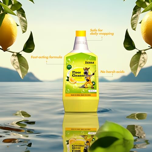 Image of Multi-Surface Disinfectant Floor Cleaner | 1 L | Powerful Floor Cleaning Liquid for Homes, Tiles, and Bathrooms | Long-Lasting Fresh Scent (1 litre, Lavender)