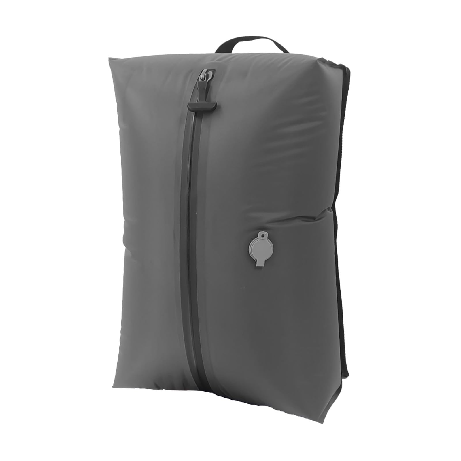 17L Gray Flat Bottom Space Saving Vacuum Organizers Featuring Carry Handle and Way Valves for Travels Efficiency Tear Proof