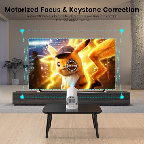 SKUOU Mini Portable Projector HY300 PLUS の商品画像 4