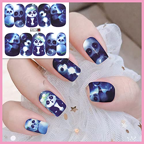 Jerclity 50 Sheets Animals Series Nail Art Decals Water Transfer With Tweezers Nail Stickers Cat Dog Butterfly Nail Decals Manicure Kit For Women Girls #TOP3