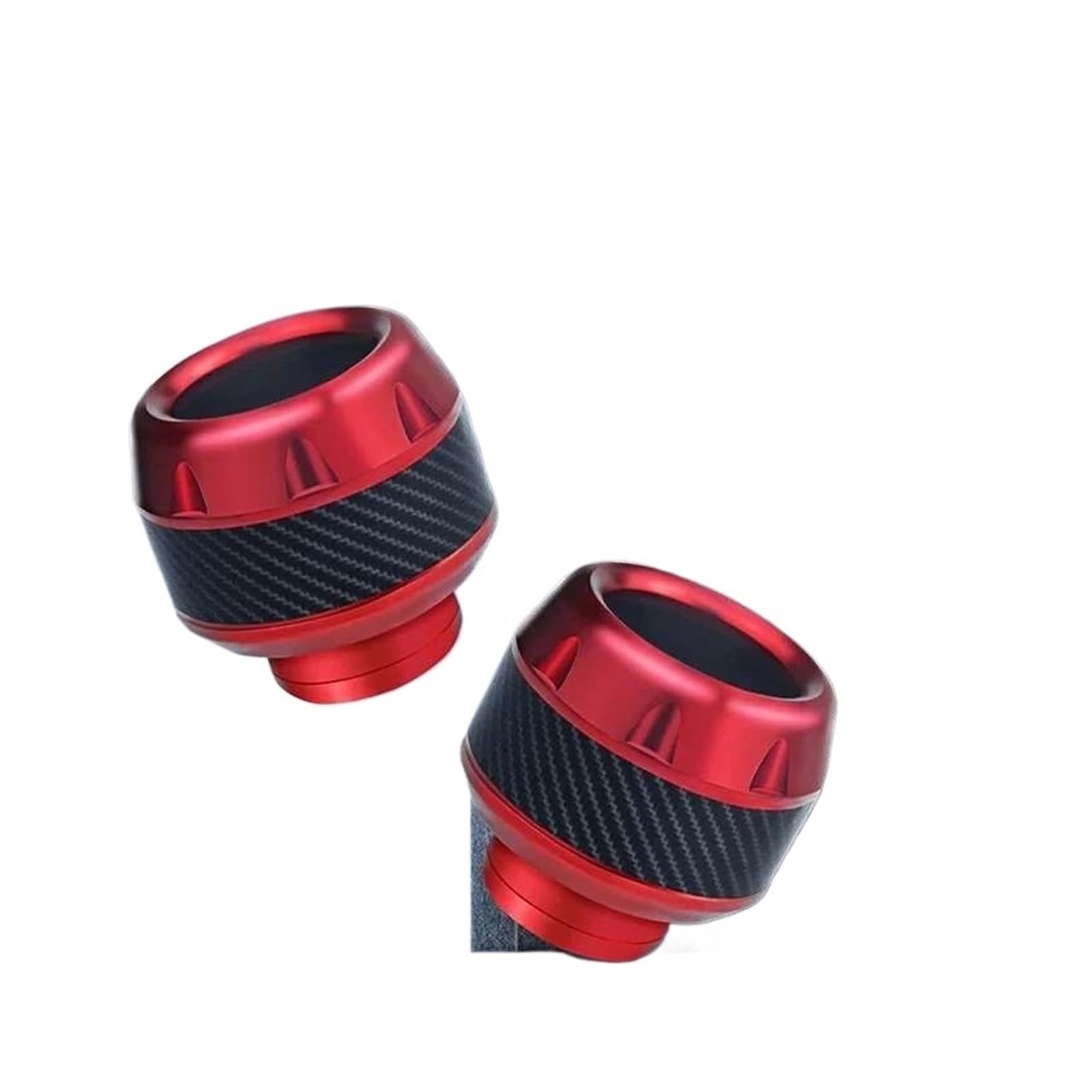 Protezione Antiurto Per Moto In Lega Di Alluminio Ruote Scooter Forcella Anteriore Telaio Cursori(2Pcs Gray)