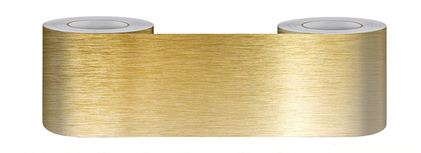 Guest Ruyunlai Brushed Gold Wallpaper Border,Peel And Stick 5Cm X 500Cm