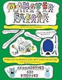 Kunstaktivitaten fur Kinder: Ausschneiden und Einfugen -Monsterfabrik