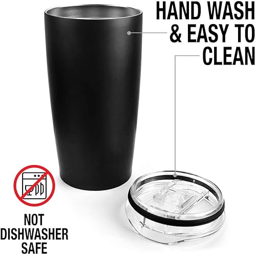 Miniatura 8 de Friends Central Perk - Vaso de acero inoxidable con logotipo de café, taza de viaje de 20 onzas, aislada al vacío y doble pared con tapa deslizante