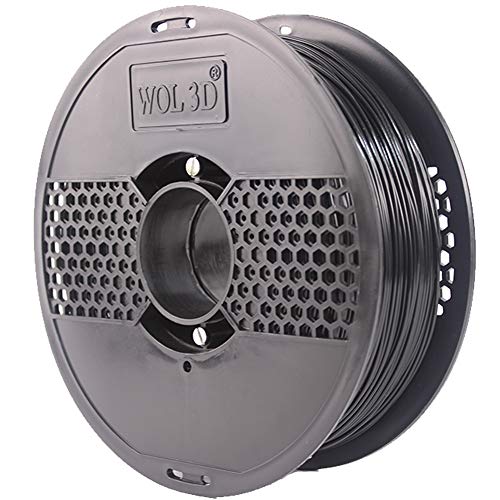 WOL 3D NEW ABS Pro+ with Improved formula (MIDNIGHT BLACK) 3D Filament