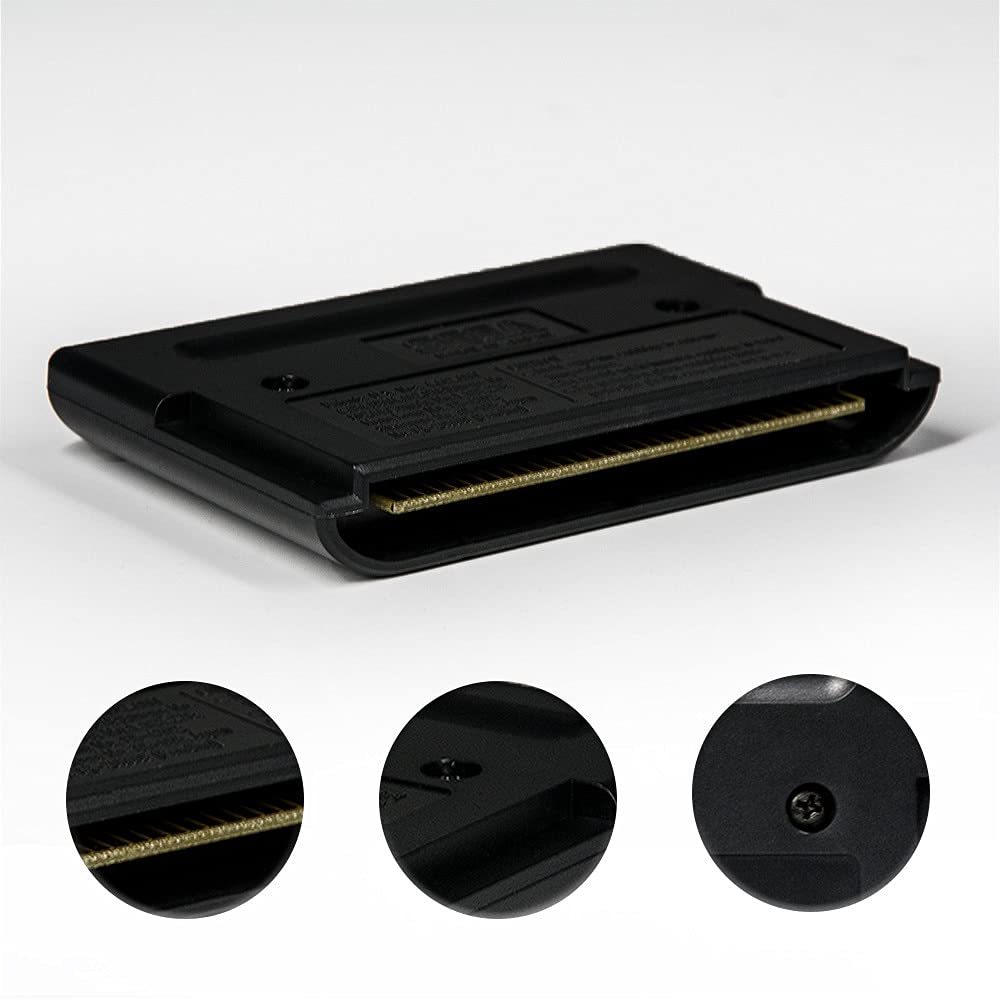 Royal Retro Flux EUR Label Flashkit MD Electroless Gold PCB Card do konsoli do gier wideo Sega Genesis Megadrive (bez regionu)