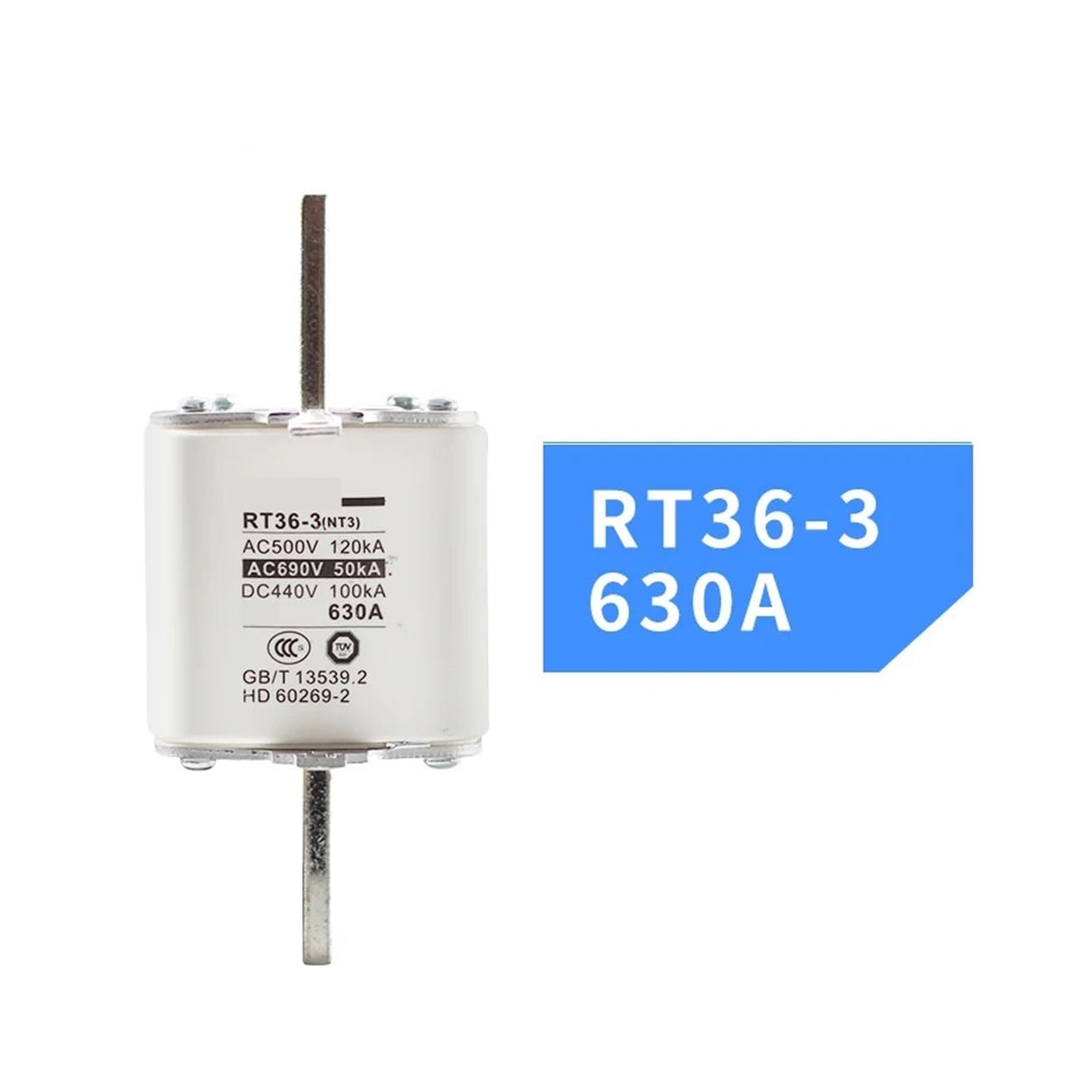 Rdzeń bezpiecznika RT36-00 NT00 6A 20A 25A 32A 40A 50A 63A 80A 100A 125A 160A 200A 250A 300A NT1 NT2 NT3 400A (RT36-3(NT1) 630A)