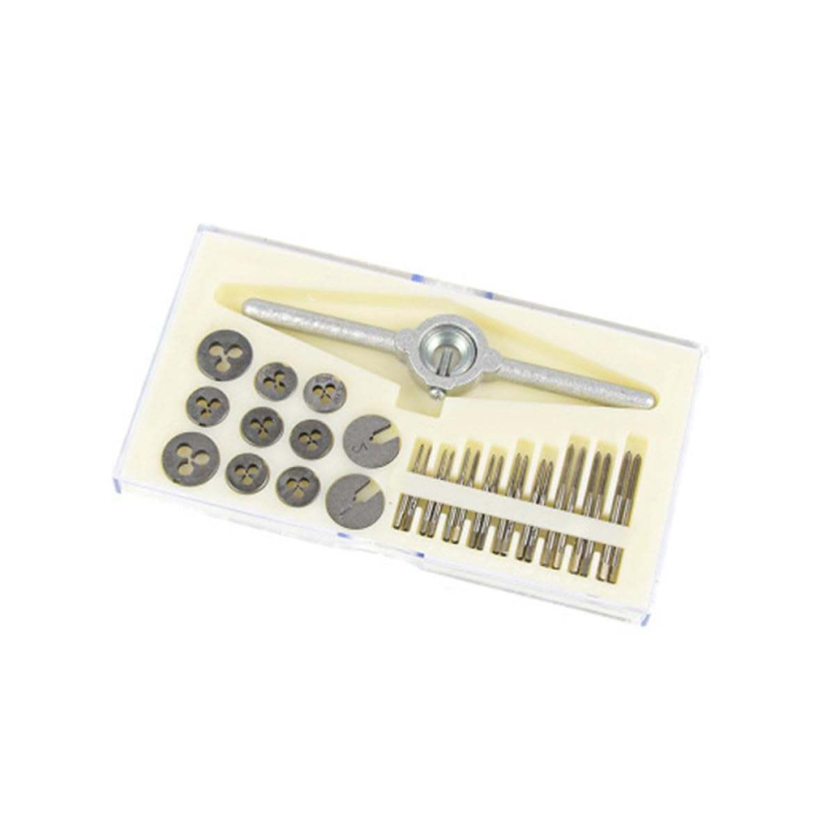 Juego de Machos y Matrices Redondas Métricas Hss 31 Piezas