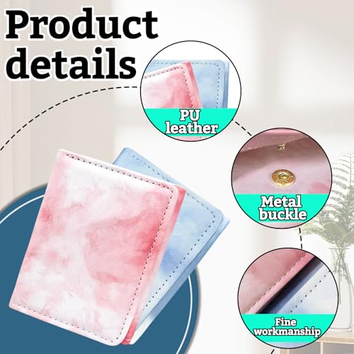 Woman Wallets, Leather Trifold Card Wallets Multifunction Rfid Blocking Wallet Slim with Snap for Storing Cash Credit Card (Light blue)3