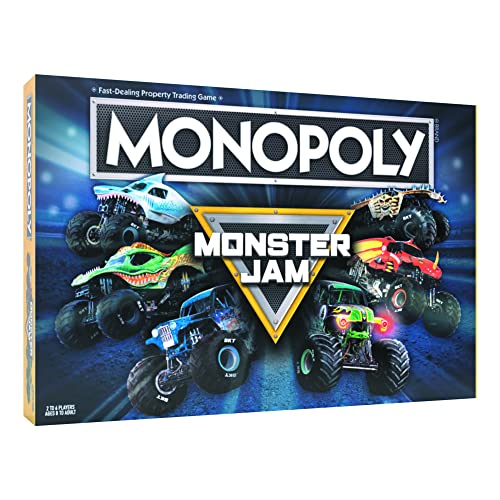 Monopoly Monster Jam Juego de Mesa Oficial miniatura 1
