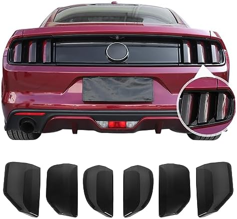 Smoked Black Front Fog Light Guard Cover Trim Accessories For Ford Mustang 2018+ - Foto 6
