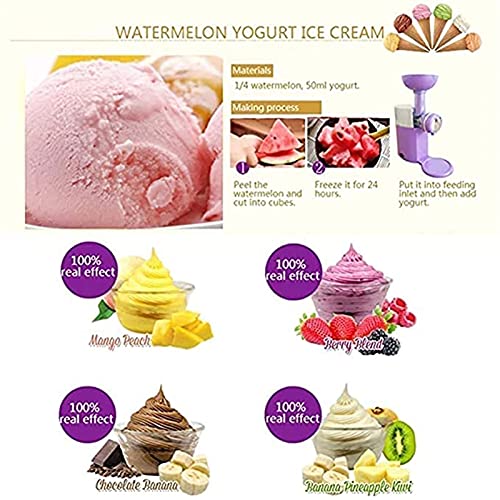 SADWF Multifunktionale Tragbare Elektrische Eismaschine zur Herstellung von Köstlichen Eiscremesorbets und Eiscreme… – Bild 6