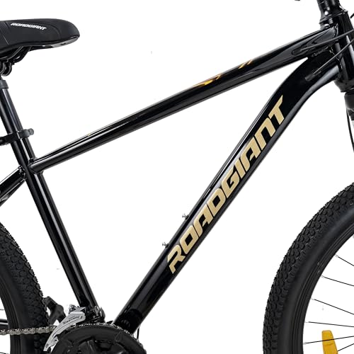 Image of ROADGIANT|| BLACKGOLD-29T||21 Speed Shimano|| Premium Steel Frame||14+ Age ||Chrome Suspension|| Dual DISC ||Z Black
