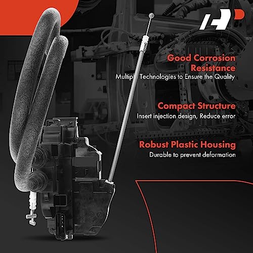 Image of A-Premium Door Latch Lock Actuator Compatible with Hyundai Vehicles - Veracruz 2007-2012, Sport Utility - Rear Driver and Passenger Side, 2-PC Set, Replace# 814203J000, 814103J000