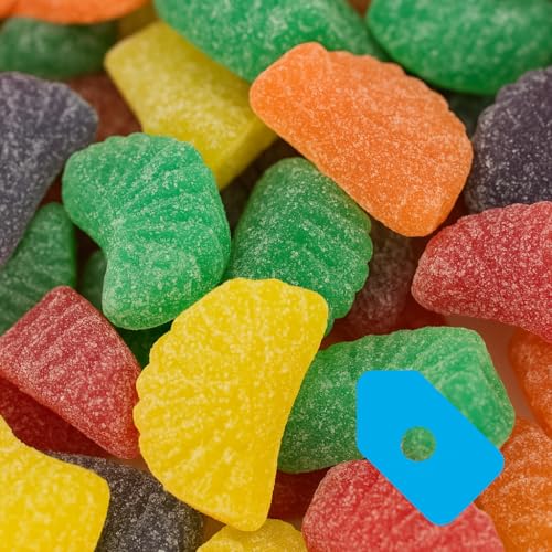 Fruit Slice Jelly Candy – 2 lb Bulk Bag – Assorted Sugar-Dusted Jelly Candy Slices – Classic Old Fashioned Candy for Parties, Buffets & Dessert Decorating image 4