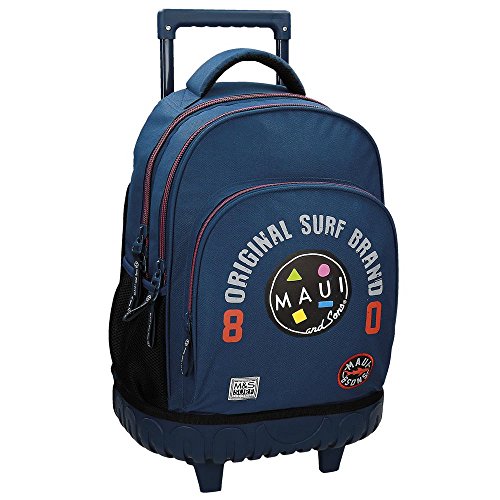 Maui and Sons Cali Mochila Tipo Casual  45 cm  30.24 litros  Azul