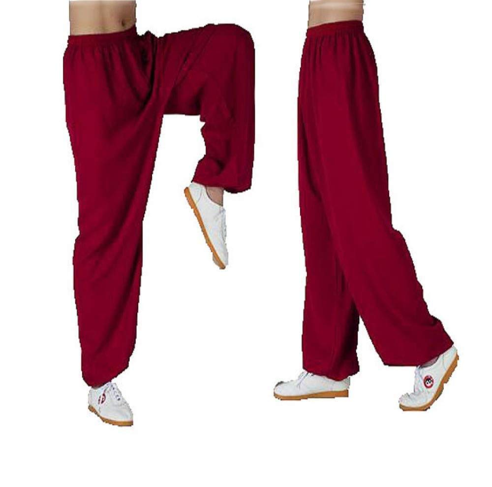 Pantalons de Tai Chi respirants en chanvre doux pour entraînement de Kung Fu