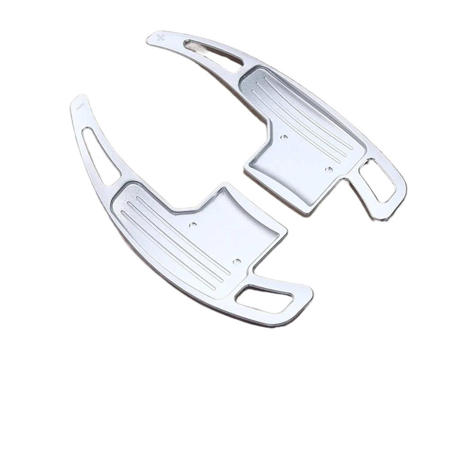 Xxiucj Car Paddle Shifter Extensions for Mustang 15-23 Steering Wheel Gear Shifters Paddle Extension Aluminum Alloy Cover(White)