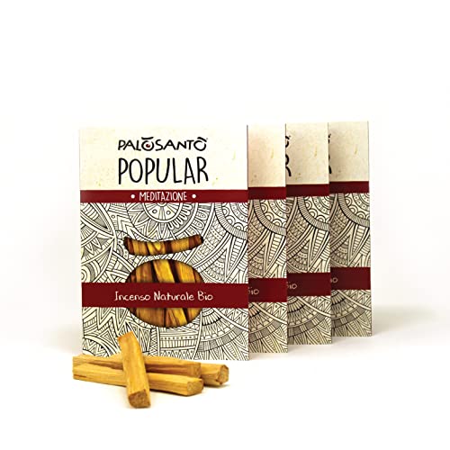 PALOSANTO - Palo Santo Incense Sticks for Meditation - 52 Pack - Natural Smudge Sticks for Negative Energy Cleansing and Home Relaxation - Organic Palo Santo Bursera Graveolens