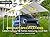 12x20 Ft Carport Canopy Replacement Cover for Canopy Tent Car Tent Garage Shelter Top Tarp White Portable Carport with 120lbs Tensile Strength Ties (Only Top Cover, Frame is not Included)