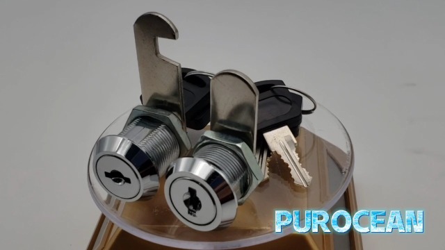 Lot De 5 Verrous À Came À Clé Identique, 1,6 Cm Avec Clé, Verrous De