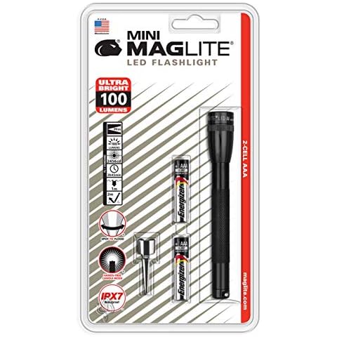Zenitech SP32016 Mag Lite - Solitaire - LED Flashlight "Mini Maglite" Metal, 12.5cm in Black (111 lumens) Cover
