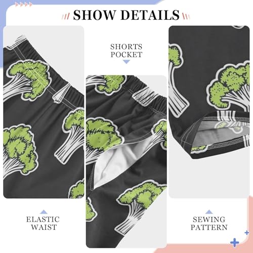 Pajama Bottoms, Pajamas Long Pant Broccoli Lounge Wear Casual Cartoon Sleep Pants Soft Pjs Sleepwear4