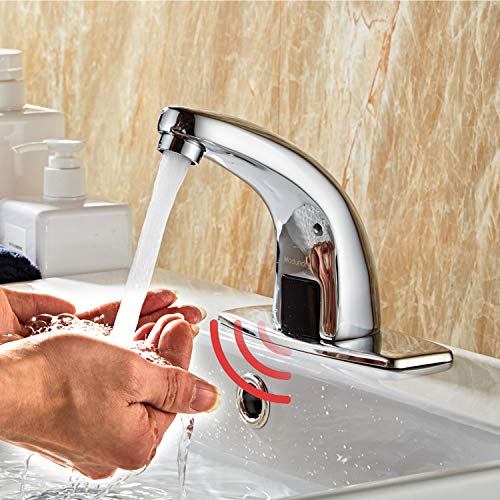 Modundry Robinet Automatique Infrarouge sans Contact Robinetterie lave main de Lavabo de Cuisine et Salle de Bain