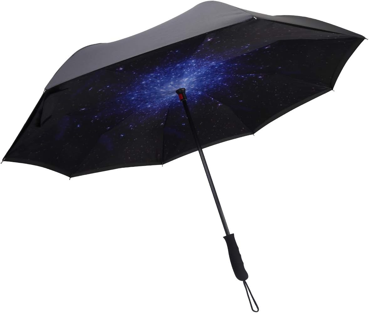 G4Free Windproof Upside Down Double Layer Inverted Reverse Umbrella UV Protection for Women