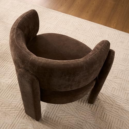 Sillón moderno con diseño cómodo y color marrón miniatura 2