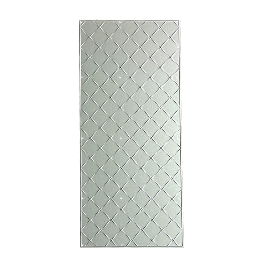 Kalttoy Rectangle Metal Cutting Dies Grid Embossing Script Die Stencils Carbon Steel Die Template Decorations Wedding Christmas Card Making Embossing Dies Cuts