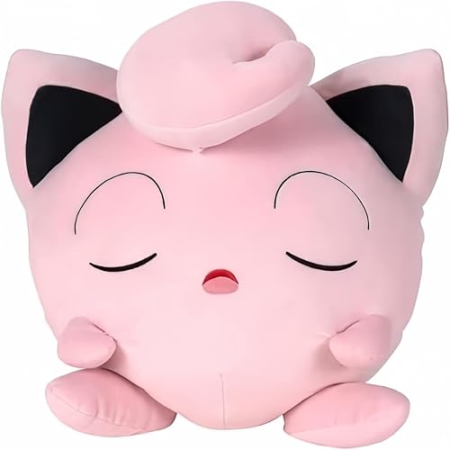 Miniatura 1 de Pokemon Snorlax/Gengar/Pikachu/Cubone - Peluche gigante de 24 pulgadas, ultra suave, tamaño real (elige peluche) (Jigglypuff (18 pulgadas)