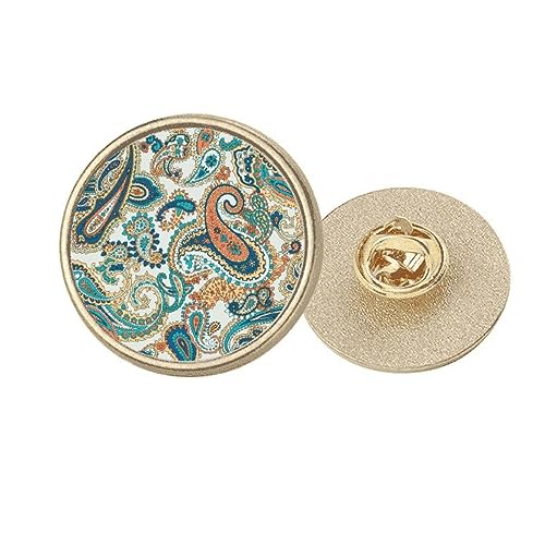 Broche poisson bleu et orange pour égayer un manteau d'hiver ou un blazer