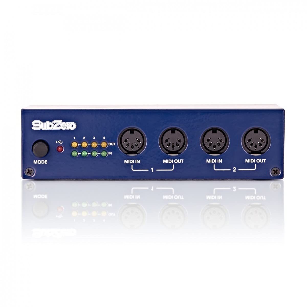 SubZero Interfaccia MIDI 4 In x 4 Out USB Bus Powered