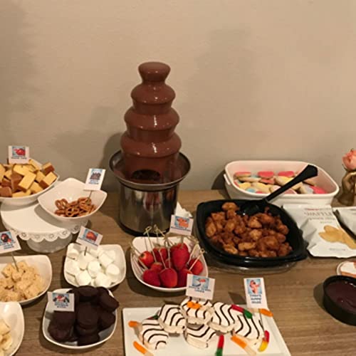 Homemade Chocolate Fondue Mini Household Chocolate Fountain Chocolate Melt Waterfall Machine Kitchen Tools,M-Black - Image 3